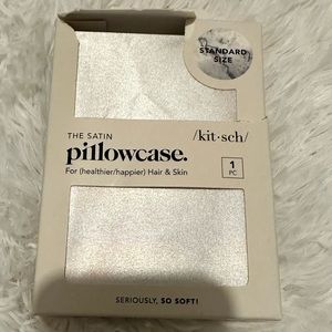 NEW! KIT•SCH SATIN PILLOW